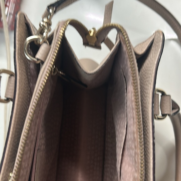 Kate Spade Tan Satchel with gold tone accents - Picture 9 of 9